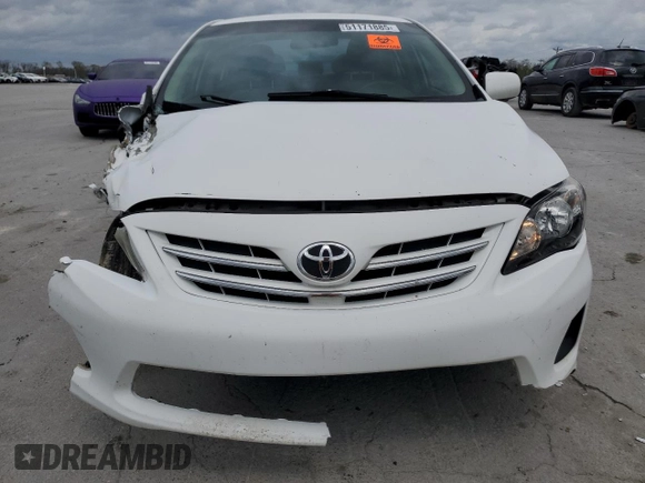 2013 Toyota Corolla L with VIN 2T1BU4EE2DC964667, listed as a Copart auction lot 51171885 with 186,737 mi miles and Clean Title. Bid and sale history available at DreamBid. Image 5.
