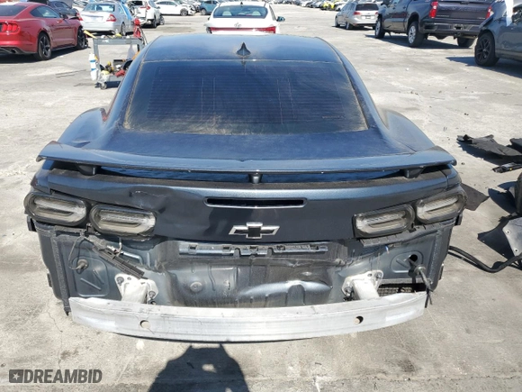 2022 Chevrolet Camaro 1SS with VIN 1G1FF1R70N0126745, listed as a Copart auction lot 49113445 with 0 mi miles and Salvage Title. Bid and sale history available at carsss.com. Image 6.