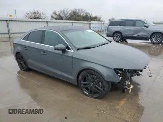 2019 Audi A3 Sedan Premium with VIN WAUBEGFF2KA104000, listed as a Copart auction lot 81337954 with 0 mi miles and Salvage Title. Bid and sale history available at carsss.com. Image 4.