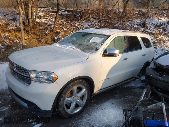 2012 Dodge Durango Citadel with VIN 1C4RDJEG7CC312522, listed as a IAAI auction lot 41334545 with 199,925 mi miles and . Bid and sale history available at DreamBid. Image 2.