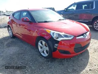 2013 Hyundai Veloster w/Gray Int with VIN KMHTC6AD8DU112810, listed as a IAAI auction lot 42144625 with 142,524 mi miles and . Bid and sale history available at DreamBid. Image 1.