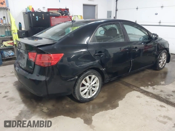 2012 Kia Forte EX with VIN KNAFU4A22C5540752, listed as a IAAI auction lot 41602187 with 191,121 mi miles. Bid and sale history available at carsss.com. Image 4.