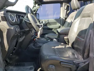 2019 Jeep Wrangler Unlimited Sahara with VIN 1C4HJXEG7KW573265, listed as a Copart auction lot 42683745 with 63,393 mi miles and Salvage title. Bid and sale history available at DreamBid. Image 7.
