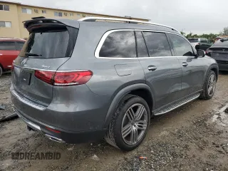 2022 Mercedes-Benz GLS 450 with VIN 4JGFF5KE7NA648429, listed as a Copart auction lot 70224934 with 45,323 mi miles and Salvage Title. Bid and sale history available at DreamBid. Image 3.