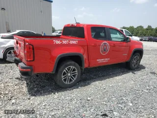 2020 Chevrolet Colorado 2WD Work Truck with VIN 1GCGSBEA9L1114289, listed as a Copart auction lot 65657264 with 43,619 mi miles and Salvage Title. Bid and sale history available at carsss.com. Image 3.