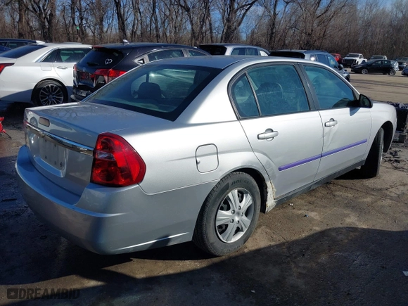 2005 Chevrolet Malibu with VIN 1G1ZS52F25F335113, listed as a IAAI auction lot 41637480 with 1 mi miles. Bid and sale history available at carsss.com. Image 4.