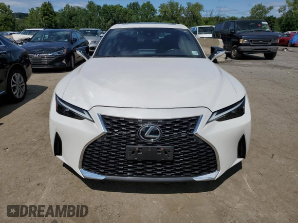 2021 Lexus IS 300 with VIN JTHC81F25M5043518, listed as a Copart auction lot 67741524 with 17,174 mi miles and Salvage title. Bid and sale history available at DreamBid. Image 5.