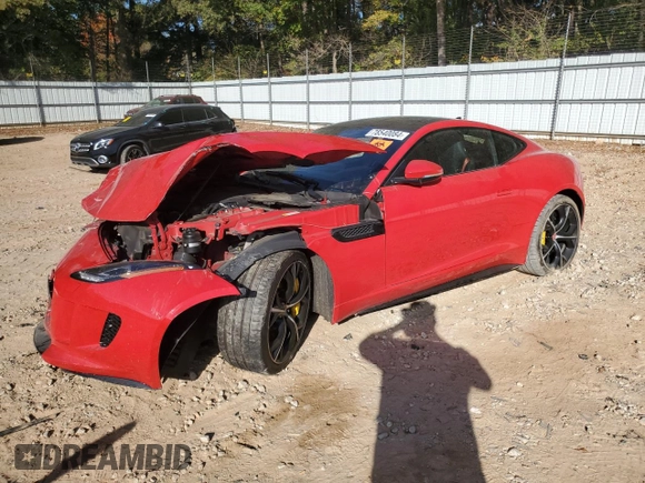 2015 Jaguar F-Type R z VIN SAJWA6DA3FMK17901, wystawiony jako Copart lot #78540084 z przebiegiem Nie podano mil oraz Szkody całkowita. Historia ofert i sprzedaży dostępna na DreamBid. Obrazek 1.