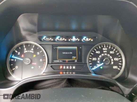 2018 Ford F-150 XL with VIN 1FTEW1CP5JKD16597, listed as a Copart auction lot 57623125 with 122,292 mi miles and Salvage title. Bid and sale history available at DreamBid. Image 9.