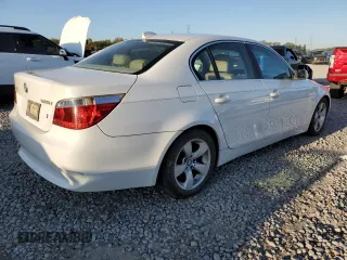 2007 BMW 5 Series 525i with VIN WBANE53537CW64553, listed as a Copart auction lot 52361445 with 169,381 mi miles and Clean Title. Bid and sale history available at carsss.com. Image 3.
