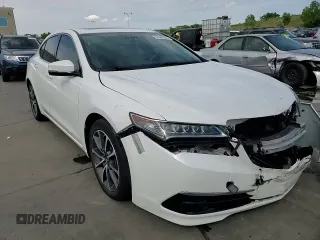 2015 Acura TLX Technology with VIN 19UUB3F58FA008402, listed as a Copart auction lot 57686025 with 45,368 mi miles and Salvage title. Bid and sale history available at DreamBid. Image 13.