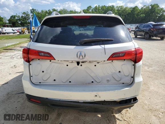 2014 Acura RDX Tech Pkg with VIN 5J8TB4H56EL020761, listed as a Copart auction lot 50519535 with 161,277 mi miles and Salvage Title. Bid and sale history available at carsss.com. Image 6.