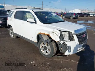 2015 GMC Terrain SLT with VIN 2GKFLXE37F6220527, listed as a IAAI auction lot 41812632 with 216,482 mi miles and . Bid and sale history available at carsss.com. Image 1.
