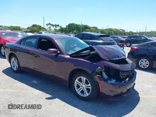 2020 Dodge Charger SXT with VIN 2C3CDXBG5LH220064, listed as a IAAI auction lot 42028723 with 25,140 mi miles and . Bid and sale history available at carsss.com. Image 1.