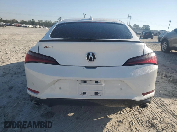2024 Acura Integra w/A-Spec Technology Package with VIN 19UDE4H63RA021744, listed as a Copart auction lot 74802314 with 6,667 mi miles and Salvage Title. Bid and sale history available at carsss.com. Image 6.