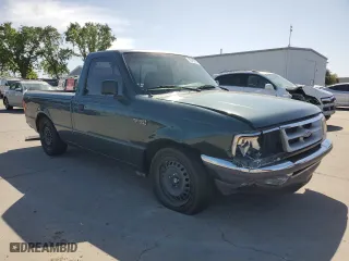 1996 Ford Ranger XL with VIN 1FTCR10A4TPB46270, listed as a Copart auction lot 52410075 with 184,624 mi miles and Salvage Title. Bid and sale history available at carsss.com. Image 4.