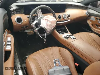 2020 Mercedes-Benz S 63 AMG with VIN WDDXJ8JB7LA040820, listed as a Copart auction lot 84505674 with 21,242 mi miles and Salvage Title. Bid and sale history available at DreamBid. Image 8.