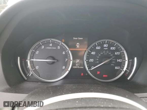 2016 Acura MDX Technology with VIN 5FRYD4H47GB062513, listed as a Copart auction lot 62311665 with 124,975 mi miles and Salvage title. Bid and sale history available at DreamBid. Image 9.