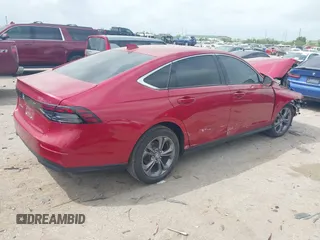 2024 Honda Accord EX with VIN 1HGCY1F30RA049494, listed as a IAAI auction lot 41945019 with 15,273 mi miles and . Bid and sale history available at DreamBid. Image 4.