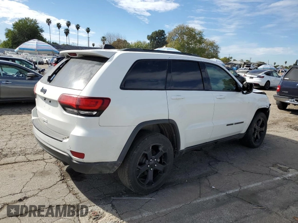 2019 Jeep Grand Cherokee Upland with VIN 1C4RJFAG7KC537517, listed as a Copart auction lot 45777175 with 131,344 mi miles and Salvage Title. Bid and sale history available at DreamBid. Image 3.