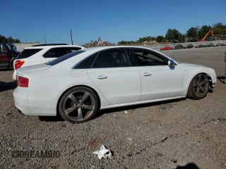 2014 Audi S8 with VIN WAUD2AFD6EN004797, listed as a Copart auction lot 69993344 with 124,196 mi miles and Salvage Title. Bid and sale history available at carsss.com. Image 3.