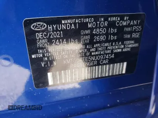 2022 Genesis G70 3.3T z VIN KMTG54TE5NU097454, wystawiony jako Copart lot #66699384 z przebiegiem 29 074 mil mil oraz Szkody całkowita. Historia ofert i sprzedaży dostępna na DreamBid. Obrazek 12.