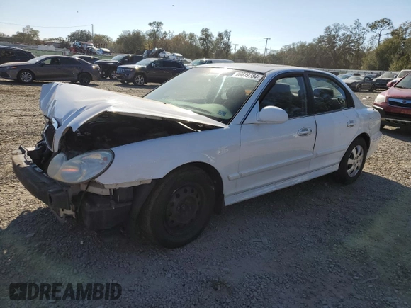 2003 Hyundai Sonata with VIN KMHWF25S53A762233, listed as a Copart auction lot 86619784 with 141,790 mi miles and Salvage Title. Bid and sale history available at carsss.com. Image 1.
