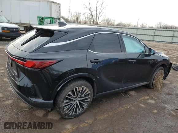 2023 Lexus RX with VIN 2T2BBMCA8PC010785, listed as a Copart auction lot 86061694 with 11,956 mi miles and Salvage Title. Bid and sale history available at carsss.com. Image 3.