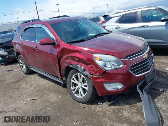 2017 Chevrolet Equinox LT with VIN 2GNALCEK5H1601189, listed as a IAAI auction lot 42038012 with 91,834 mi miles. Bid and sale history available at carsss.com. Image 1.