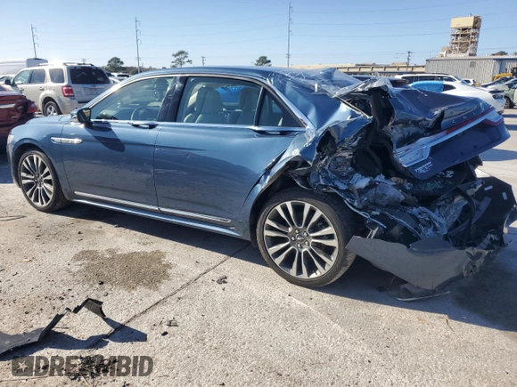 2018 Lincoln Continental Reserve with VIN 1LN6L9RP7J5612198, listed as a Copart auction lot 86664174 with 46,194 mi miles and Salvage Title. Bid and sale history available at carsss.com. Image 2.