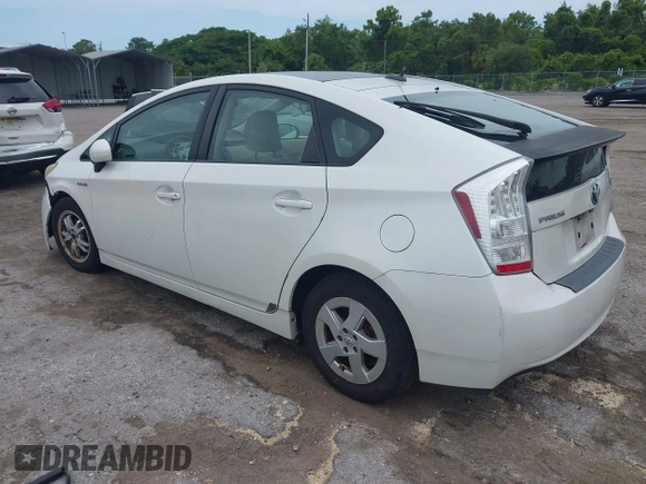 2011 Toyota Prius I z VIN JTDKN3DU5B5249781, wystawiony jako IAAI lot #42425049 z przebiegiem 215 683 mil mil oraz . Historia ofert i sprzedaży dostępna na DreamBid. Obrazek 3.
