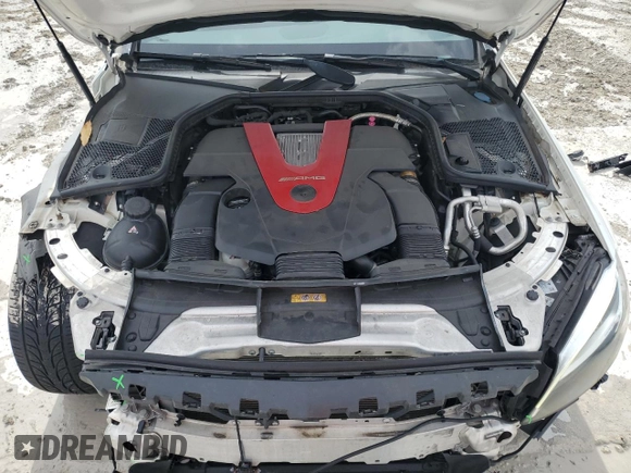 2019 Mercedes-Benz C 43 AMG with VIN 55SWF6EB9KU289078, listed as a Copart auction lot 61717885 with 64,168 mi miles and Salvage title. Bid and sale history available at DreamBid. Image 11.