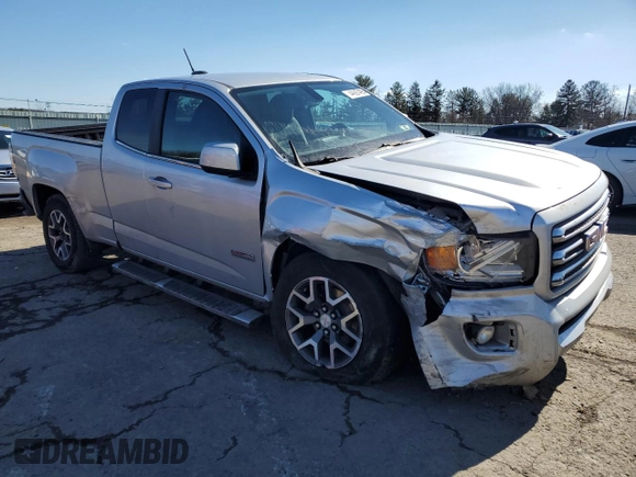 2015 GMC Canyon 4WD SLE with VIN 1GTH6BE33F1219781, listed as a Copart auction lot 44697495 with 0 mi miles and Salvage Title. Bid and sale history available at carsss.com. Image 4.