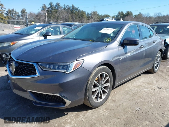 2020 Acura TLX w/Technology Pkg with VIN 19UUB1F57LA011789, listed as a IAAI auction lot 41760374 with 47,442 mi miles. Bid and sale history available at carsss.com. Image 2.