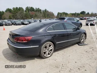 2014 Volkswagen CC Executive with VIN WVWRP7AN5EE519285, listed as a Copart auction lot 54771125 with 119,607 mi miles and Non repairable. Bid and sale history available at DreamBid. Image 3.