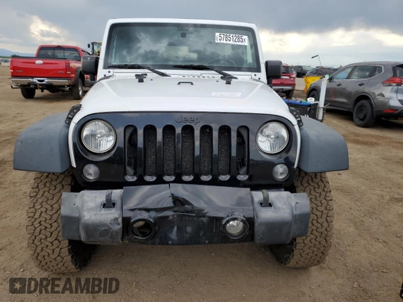 2016 Jeep Wrangler Unlimited Sport with VIN 1C4BJWDG4GL129559, listed as a Copart auction lot 57851285 with 148,022 mi miles and Salvage title. Bid and sale history available at DreamBid. Image 5.