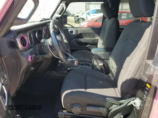 2021 Jeep Wrangler Willys with VIN 1C4HJXAG6MW651740, listed as a Copart auction lot 75310184 with 39,608 mi miles and Salvage title. Bid and sale history available at DreamBid. Image 7.