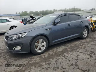 2015 Kia Optima LX z VIN KNAGM4A70F5554315, wystawiony jako Copart lot #57434125 z przebiegiem 109 200 mil mil oraz Czysty tytuł • Clean title. Historia ofert i sprzedaży dostępna na DreamBid. Obrazek 1.