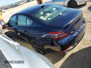 2023 Genesis G70 3.3T with VIN KMTG54TEXPU113229, listed as a Copart auction lot 75482654 with 0 mi miles and Non Repairable. Bid and sale history available at carsss.com. Image 2.