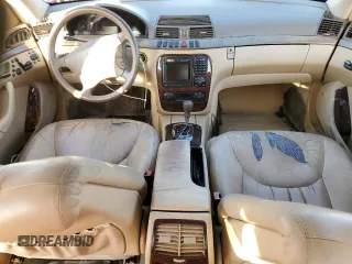 2000 Mercedes-Benz S-Class with VIN WDBNG75JXYA069214, listed as a Copart auction lot 49356555 with 0 mi miles and Salvage Title. Bid and sale history available at carsss.com. Image 8.