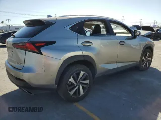 2021 Lexus NX 300 with VIN JTJGARBZ7M2191564, listed as a Copart auction lot 57974155 with 52,499 mi miles and Salvage title. Bid and sale history available at DreamBid. Image 3.