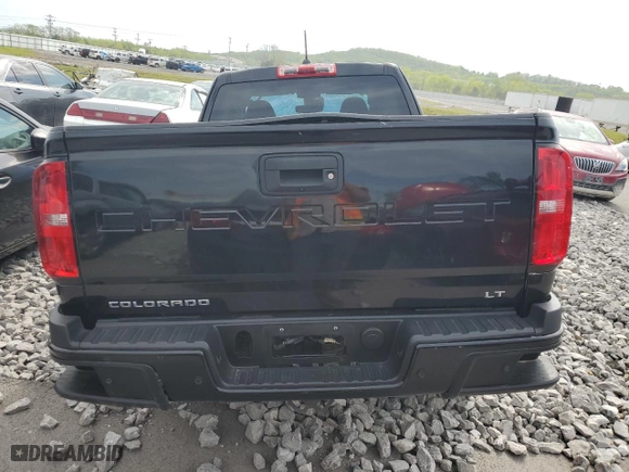 2022 Chevrolet Colorado 2WD LT with VIN 1GCHSCEA9N1127752, listed as a Copart auction lot 52124805 with 65,826 mi miles and Clean Title. Bid and sale history available at carsss.com. Image 6.