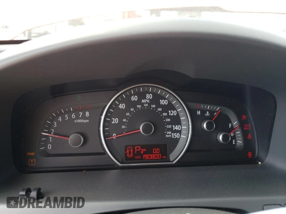 2009 Kia Borrego EX with VIN KNDJH741995016934, listed as a Copart auction lot 50734285 with 190,800 mi miles and Salvage Title. Bid and sale history available at DreamBid. Image 9.