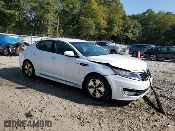 2013 Kia Optima Hybrid LX with VIN KNAGM4AD4D5055441, listed as a Copart auction lot 75596124 with 129,091 mi miles and Salvage Title. Bid and sale history available at carsss.com. Image 4.