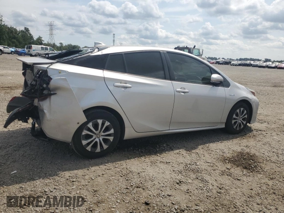 2021 Toyota Prius LE z VIN JTDL9MFU8M3024197, wystawiony jako Copart lot #58790155 z przebiegiem 111 216 mil mil oraz Szkoda całkowita • Salvage title. Historia ofert i sprzedaży dostępna na DreamBid. Obrazek 3.