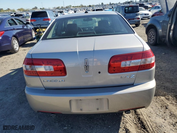 2007 Lincoln MKZ with VIN 3LNHM26T77R655556, listed as a Copart auction lot 50499085 with 204,112 mi miles and Salvage Title. Bid and sale history available at carsss.com. Image 6.