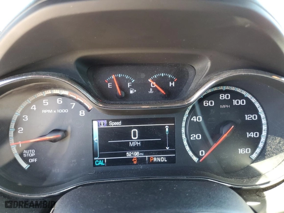 2017 Chevrolet Cruze LT with VIN 3G1BE6SMXHS513654, listed as a Copart auction lot 52231265 with 52,196 mi miles and Salvage Title. Bid and sale history available at carsss.com. Image 9.