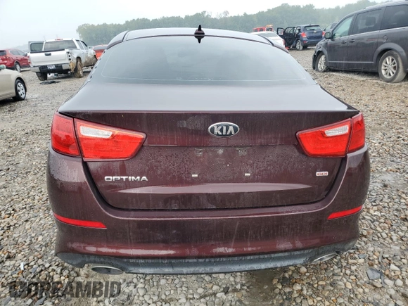 2014 Kia Optima LX with VIN 5XXGM4A76EG266117, listed as a Copart auction lot 66970104 with 81,446 mi miles and Salvage Title. Bid and sale history available at carsss.com. Image 6.