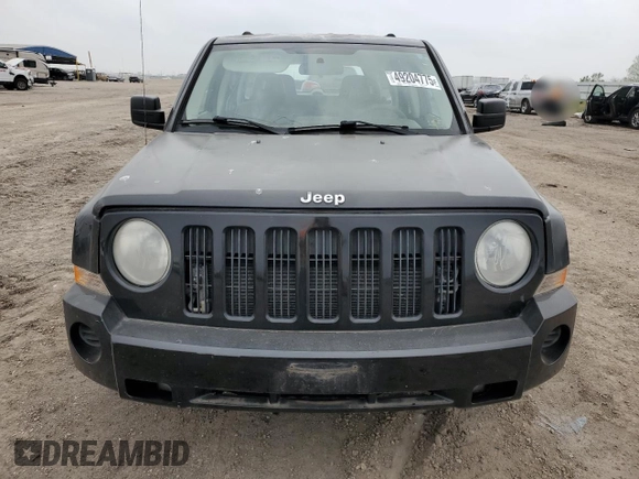 2007 Jeep Patriot Sport with VIN 1J8FT28W87D342765, listed as a Copart auction lot 49204775 with 144,345 mi miles and Salvage Title. Bid and sale history available at DreamBid. Image 5.