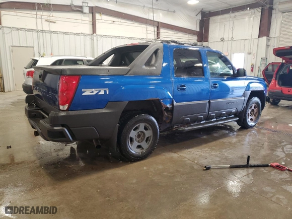 2003 Chevrolet Avalanche with VIN 3GNEK13T43G202892, listed as a Copart auction lot 47370115 with 184,065 mi miles and Non Repairable. Bid and sale history available at carsss.com. Image 3.